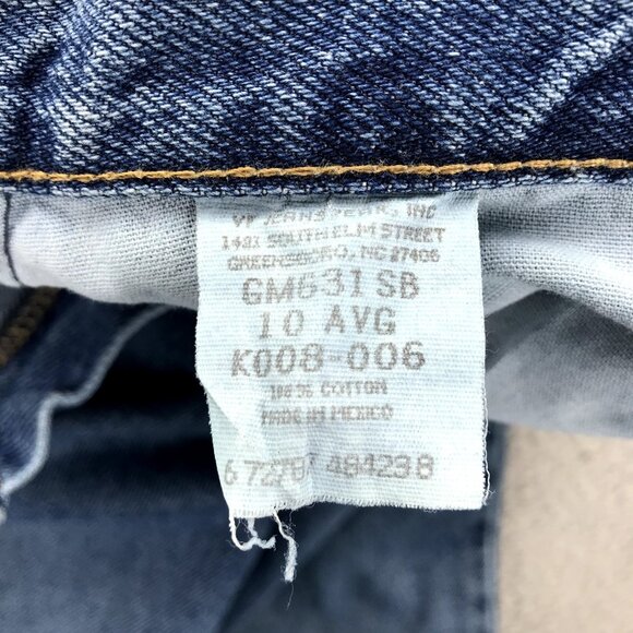 GITANO Jeans Vintage Womens Size 10 Avg Boot Flare High Rise 100% Cotton Denim - Picture 8 of 15